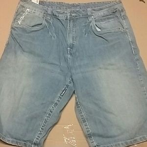 Parish blue jean shorts