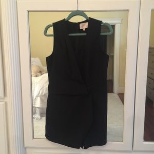 Skies Are Blue Black Romper