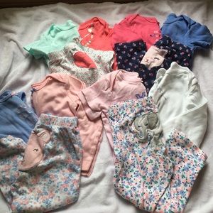 Carters onesie set lot