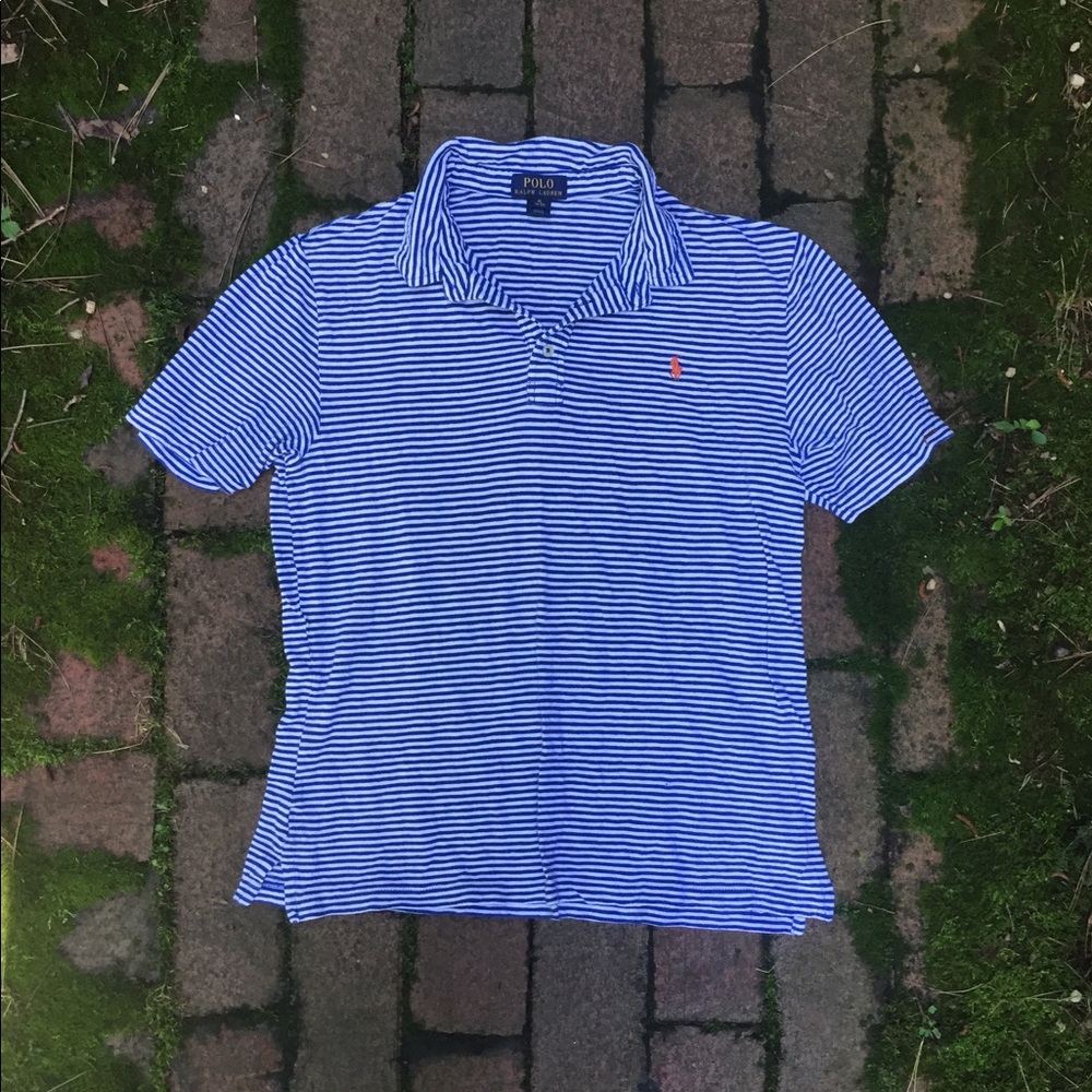 Ralph Lauren Boy's Size XL Striped Polo