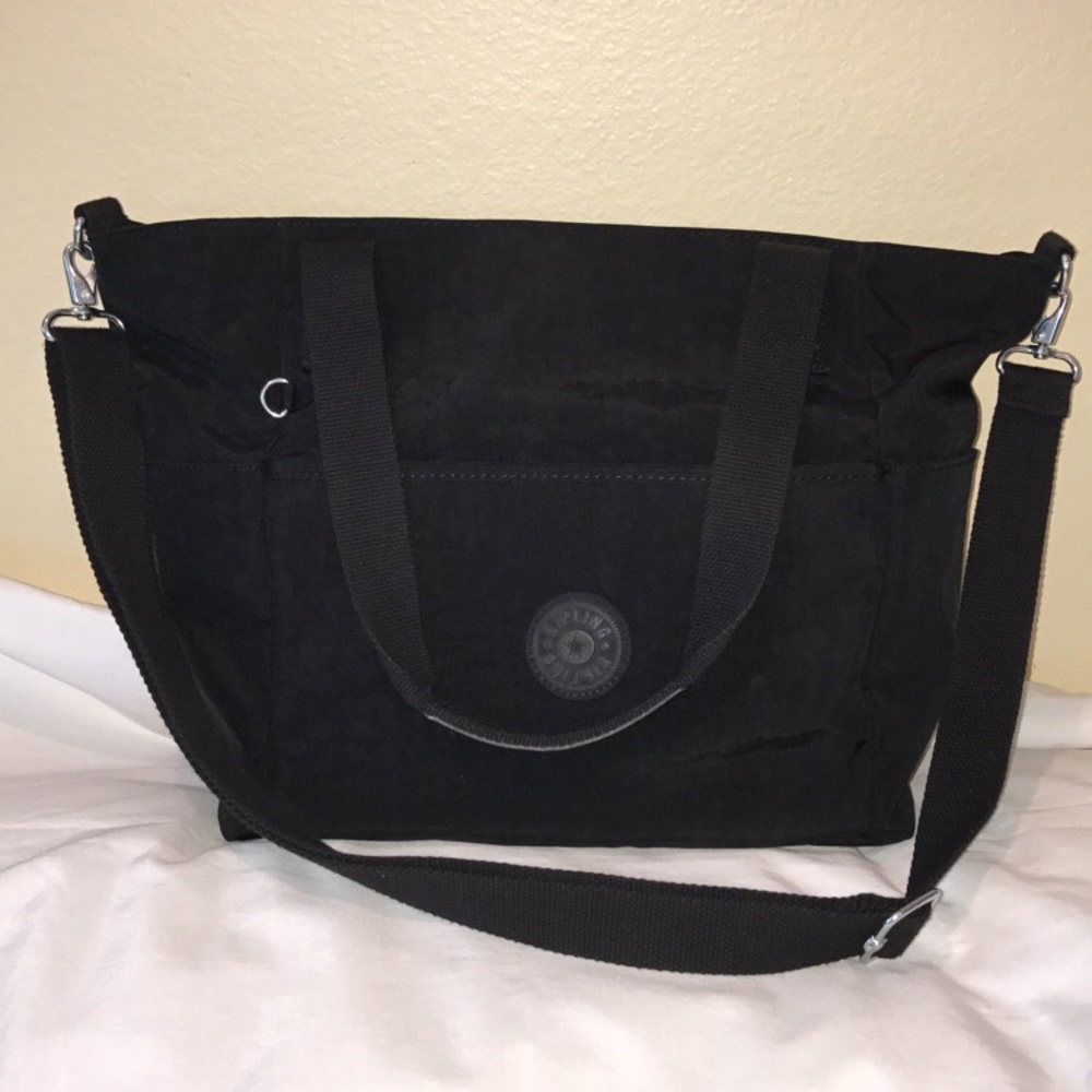NEW Black Kipling Tote Shoulder Bag