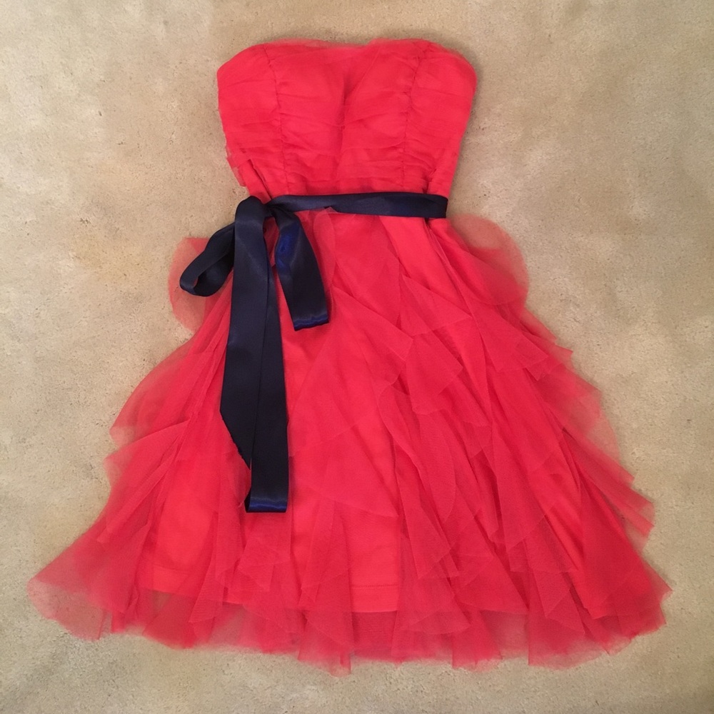 Strapless dress; perfect for a party or graduation