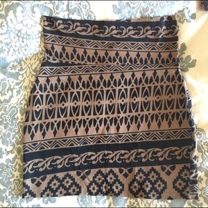 Nordstrom Lily White Bandeau Skirt