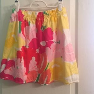 Lilly Pulitzer floral skirt