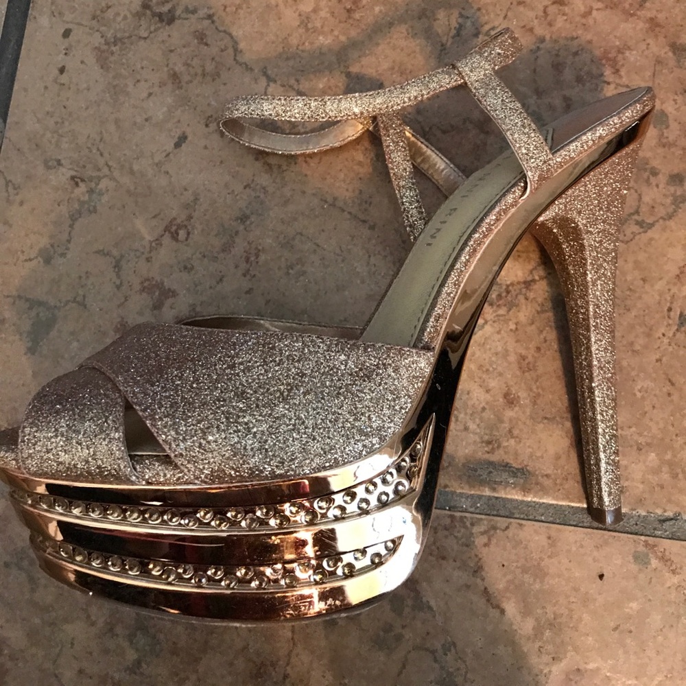Gold Sparkly Heels