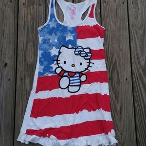 Hello kitty beach cover up or shirt