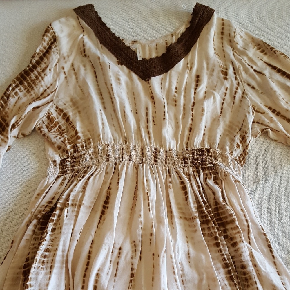 Tie dye tunic dress