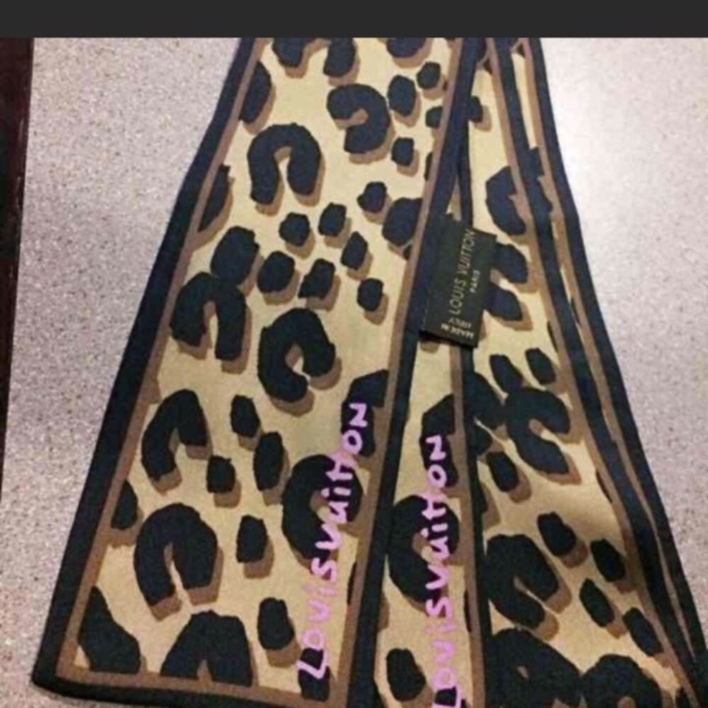 Twilly for bag leopard