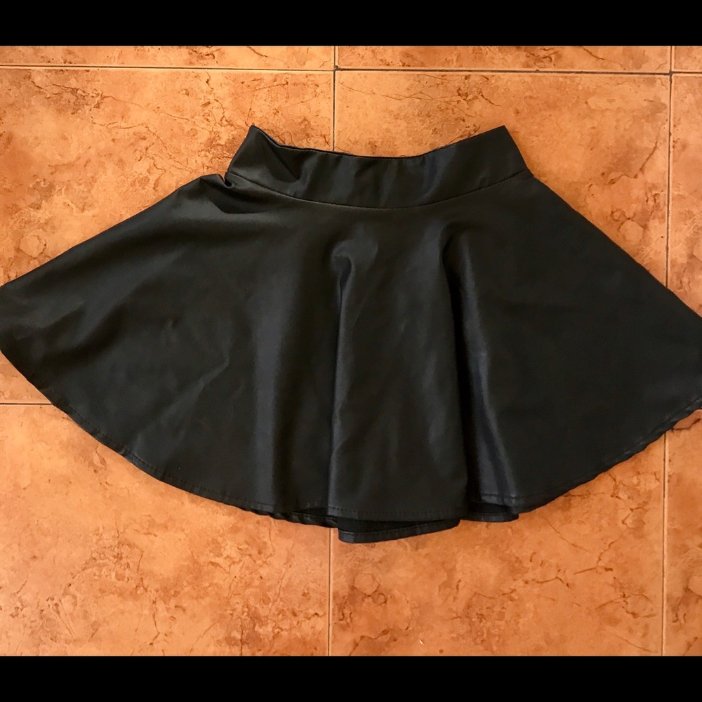 Faux leather skirt from NU New York