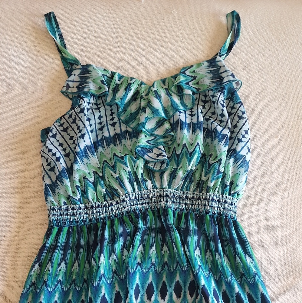 Multicolor maxi sundress