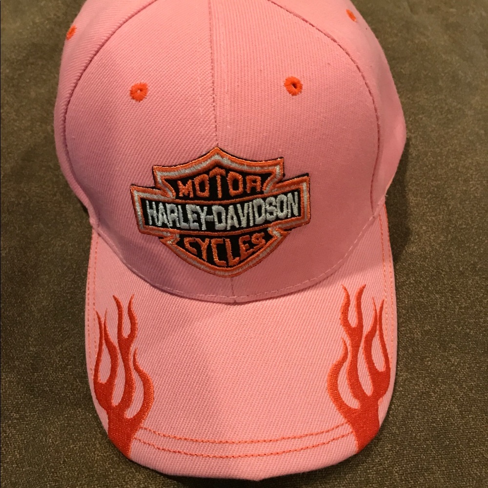 Pink Harley hat