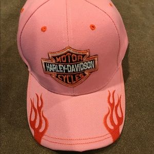 Pink Harley hat