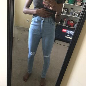 High waisted fashion nova jeans
