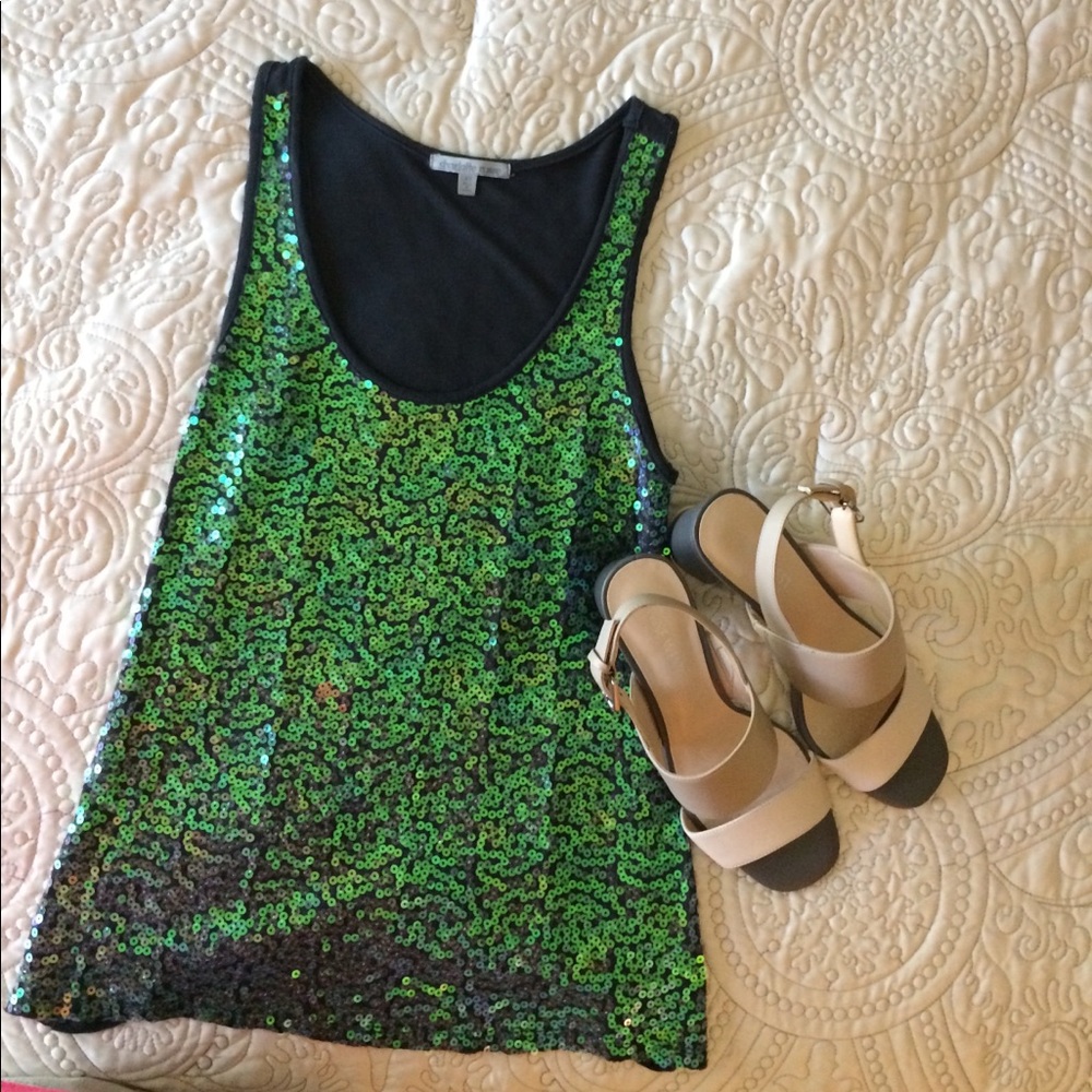 Charlotte Russe XS sparkly tank top EUC SOLD