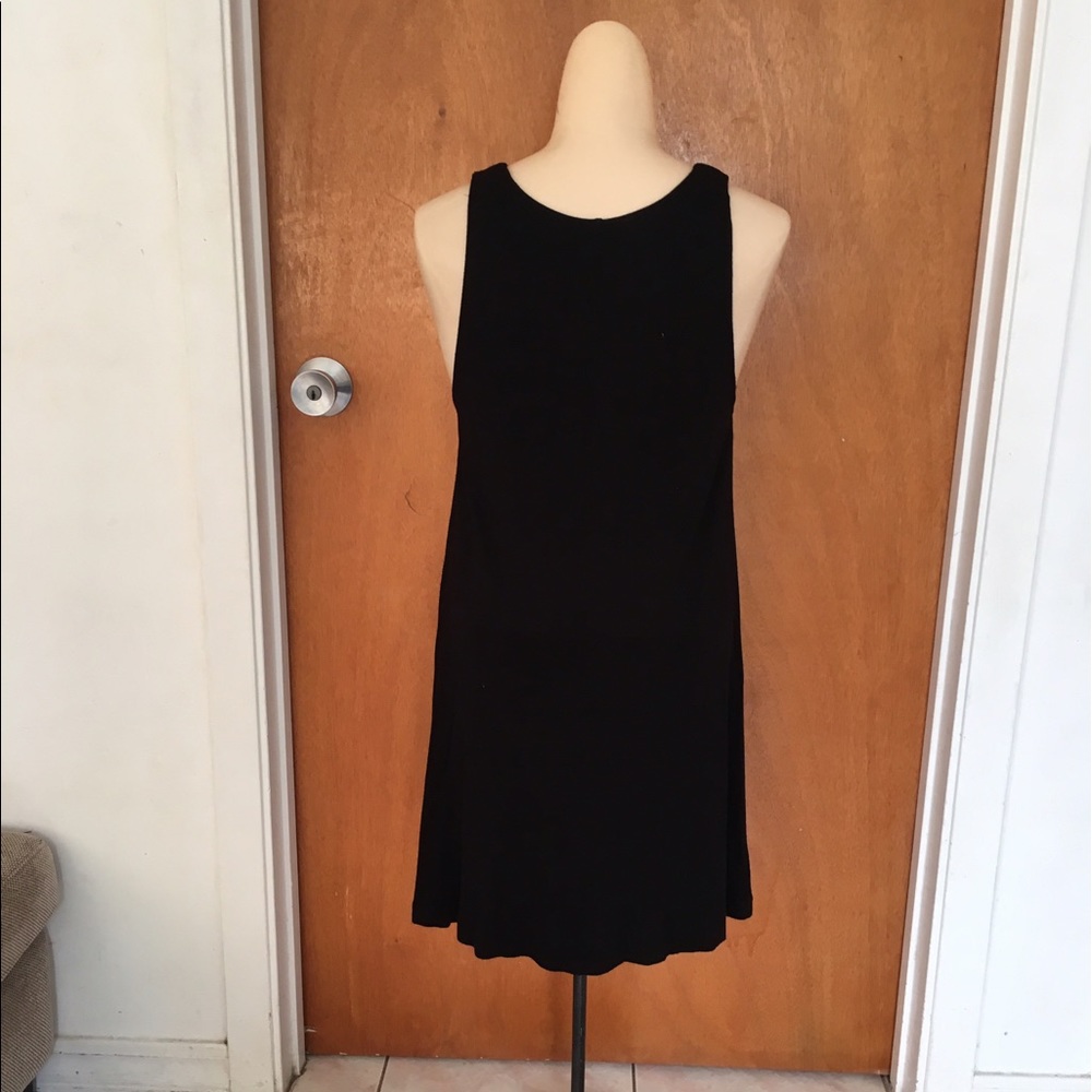 H&M black tank swing dress