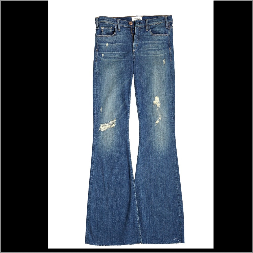 MAGUIRE Majorelle Destructed Flare Jean