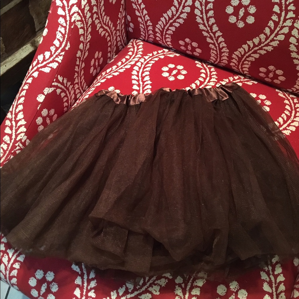 2 chocolate brown tutus