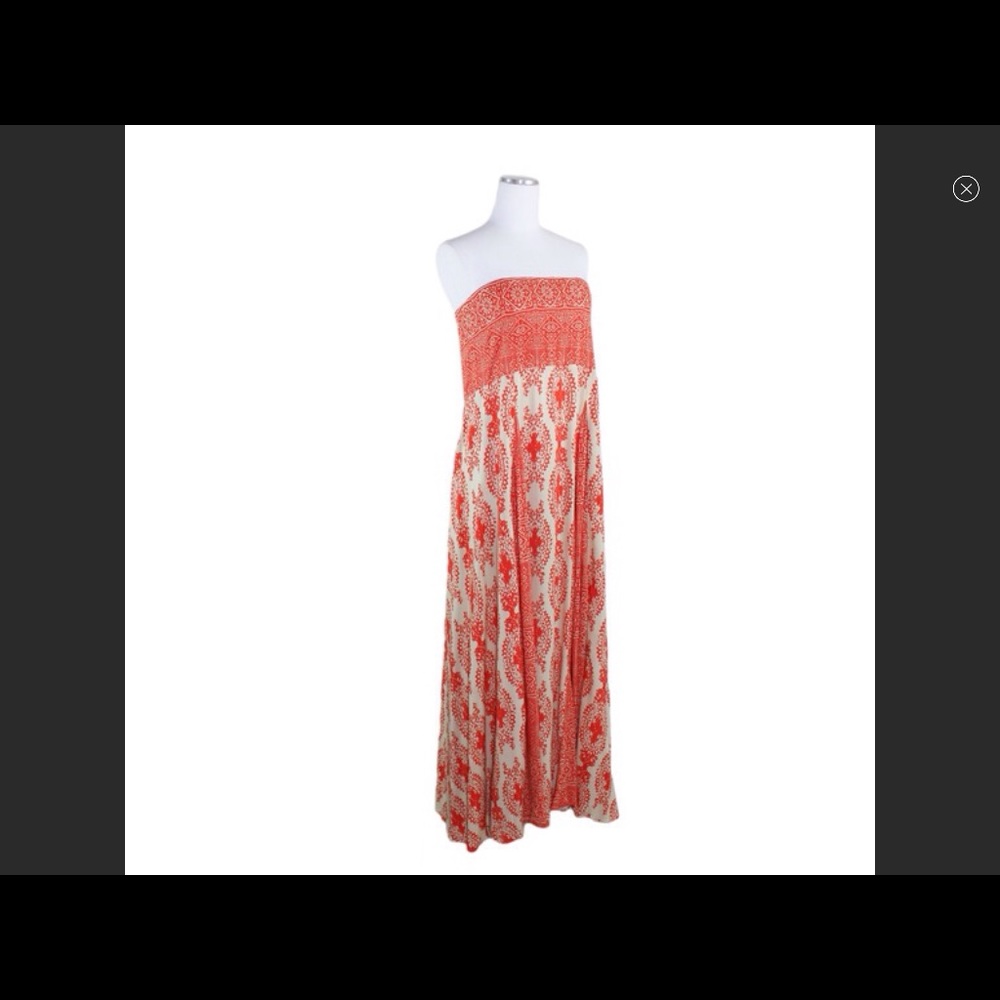 🌺🌺Beautiful Free people orange dress. Sz M 🌺🌺