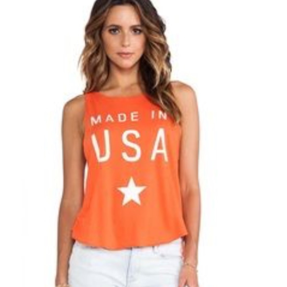 Wildfox Made in the USA Crop Top.