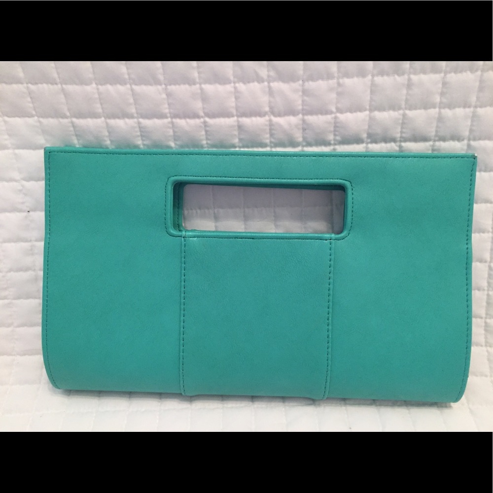 Turquoise clutch