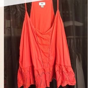 Orange Old Navy Tank-top