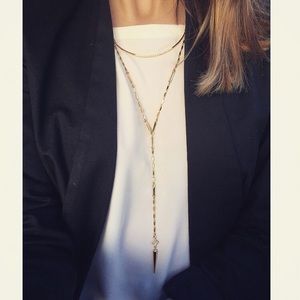 Bianca Lariat - Gold