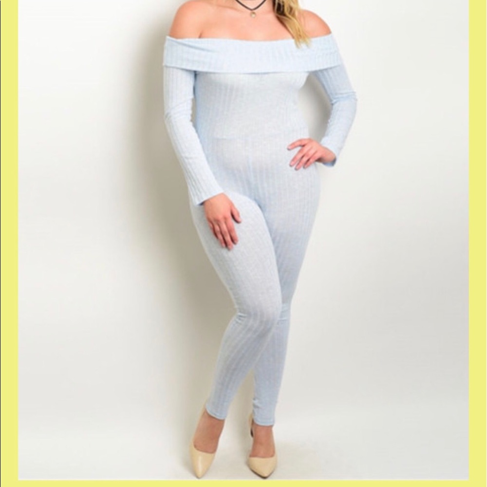 🚨Plus Size Sky-blue  Jumper