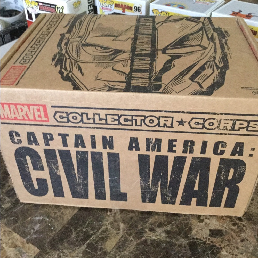 Marvel collector corps civil war box