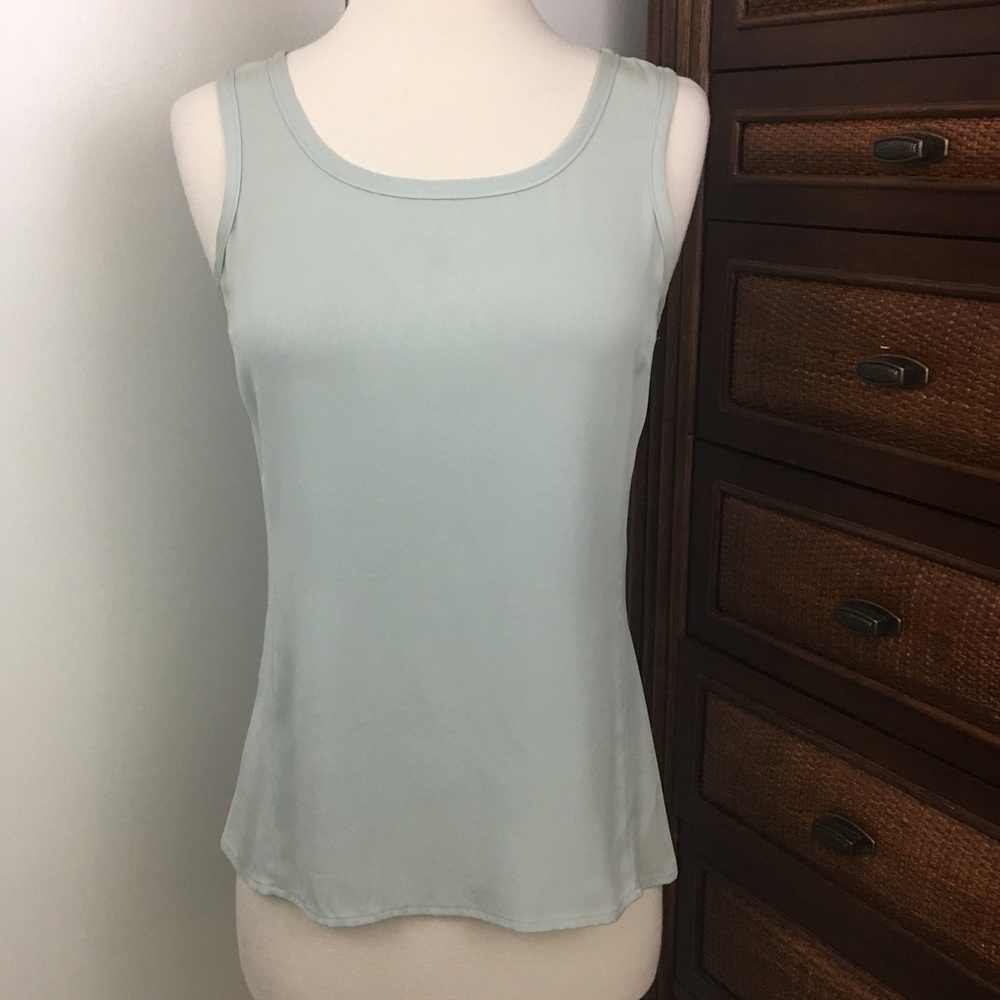 {Ann Taylor} Semi-Sheer Shell Top