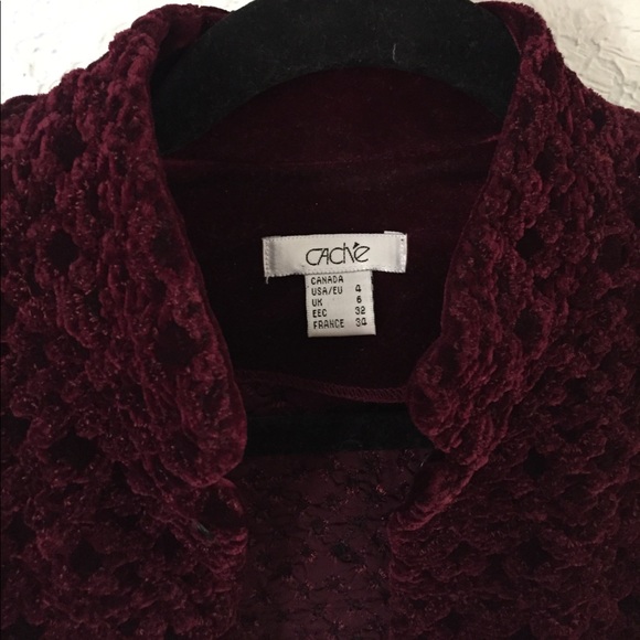 Velvet jacket - Picture 3 of 4