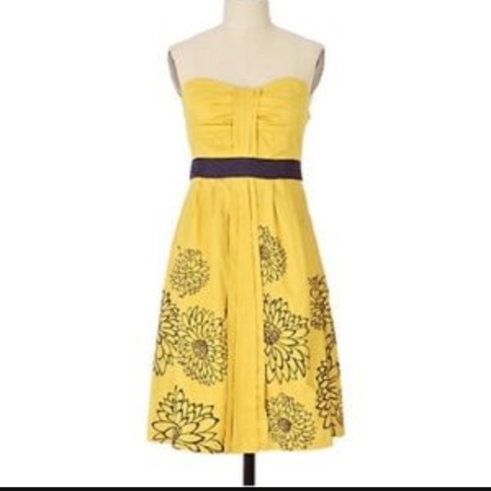 ANTHROPOLOGIE ILE ROYALE DRESS 0
