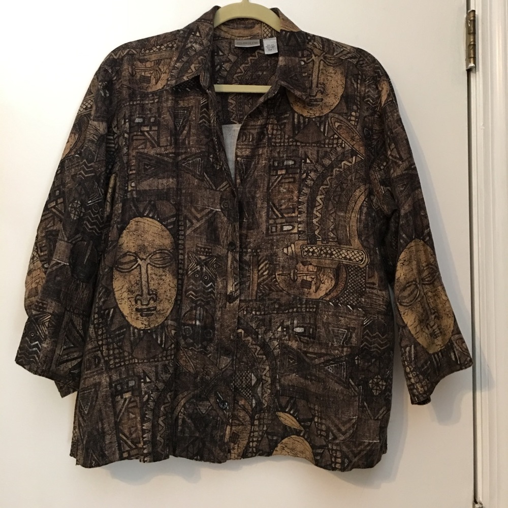 CHICO'S shirt jacket