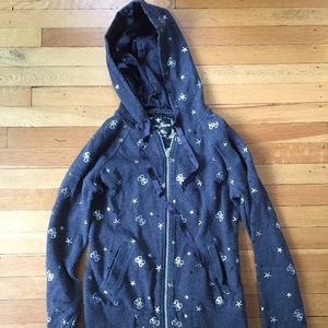 Guess jeans gray jacket women's size s