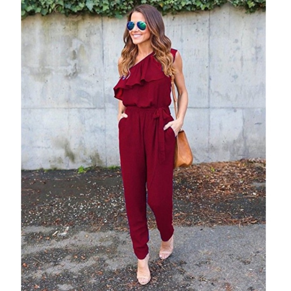 Chic Chiffon Jumpsuit NEW!
