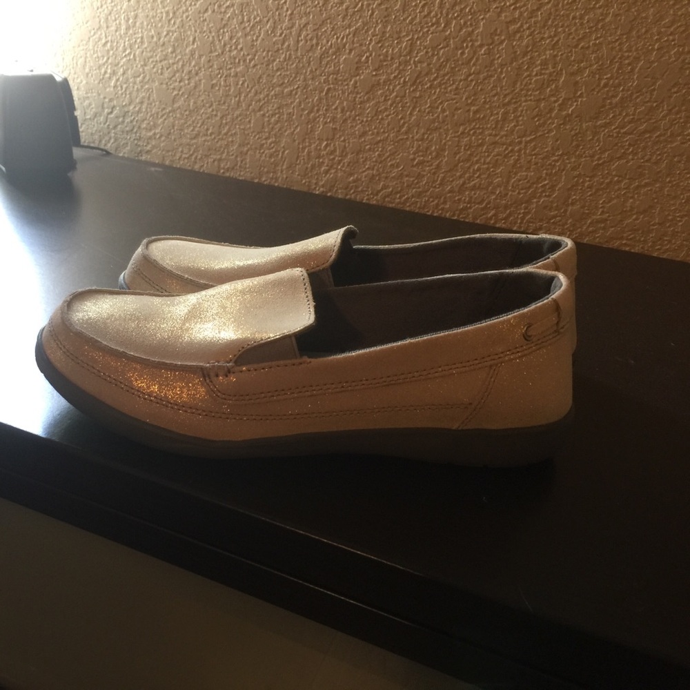 Sparkly croc shoes