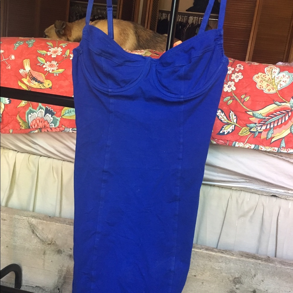 AA blue bodycon underwire dress