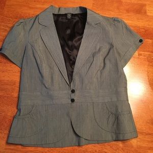 Maurices short sleeved 2 button dress blazer XL