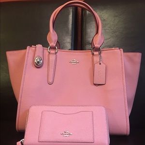 NWT Coach Leather Bag and Wallet