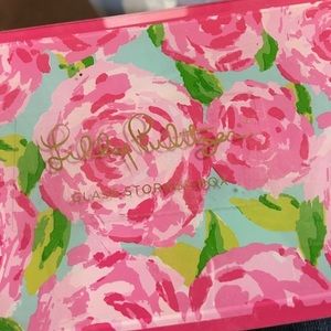 Lilly Pulitzer glass box! Never used!