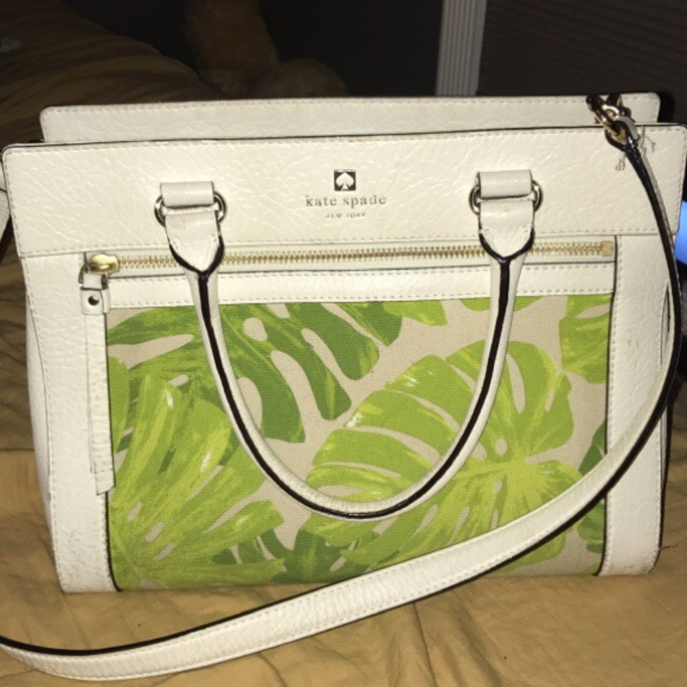 Kate Spade Palm Tree satchel
