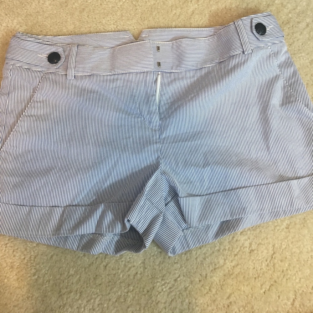 Express seersucker shorts