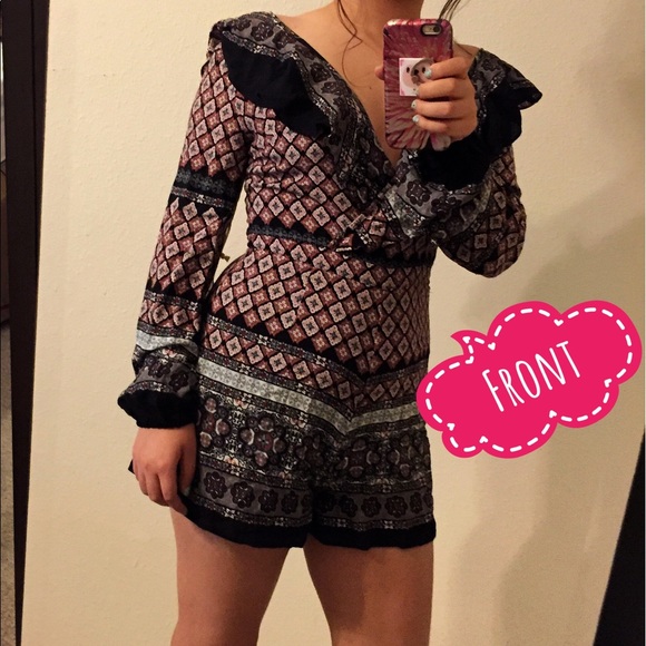 Printed Romper❣️ - Picture 2 of 4