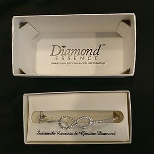 Diamond Essence Crystal &Diamond Infinity Bangle