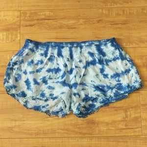 Tie-dye RAGA shorts