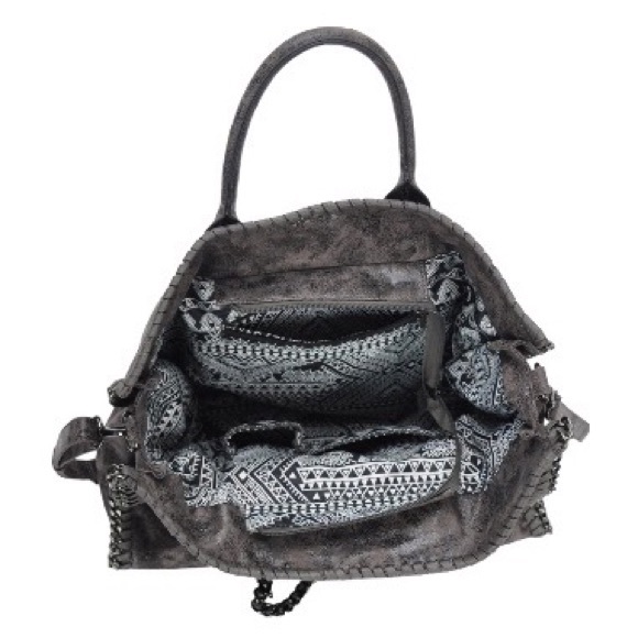 Stella Gray Chain Tote - Picture 3 of 3