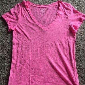 Plain neon pink t-shirt