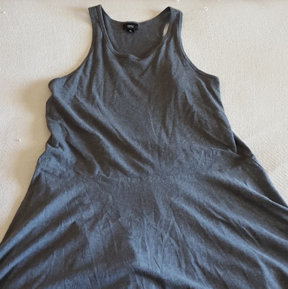 Gray tank dress