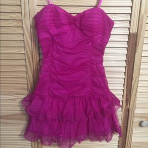 Short strapless dress