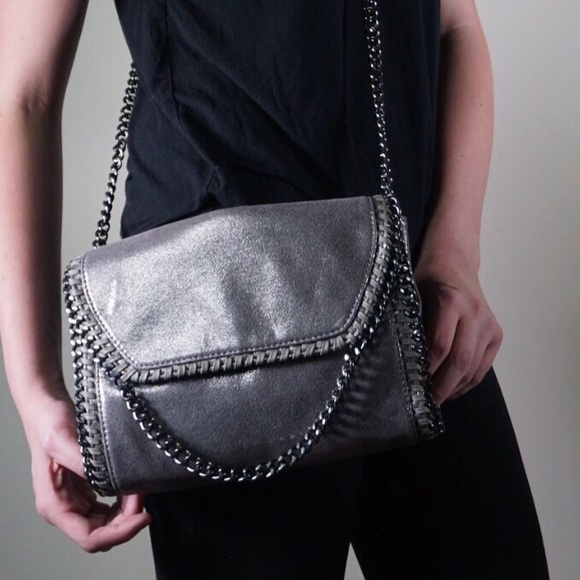 Stella Pewter Chain Shoulder Bag - Picture 4 of 7