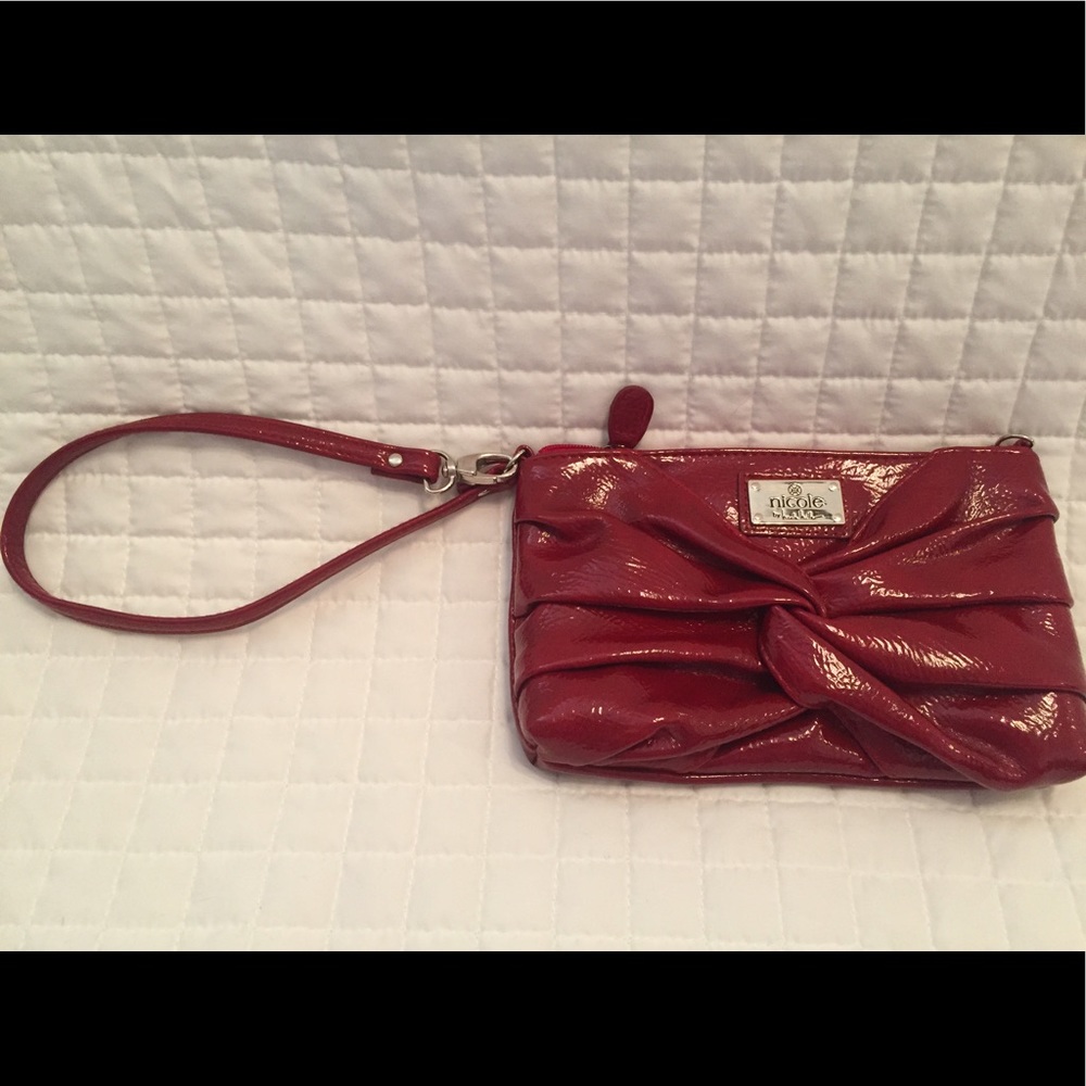 Red Nicole Miller clutch